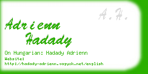 adrienn hadady business card